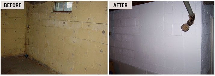 foundation repair before and after